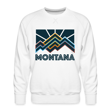 Premium Montana Sweatshirt - Men's Sweatshirt - white