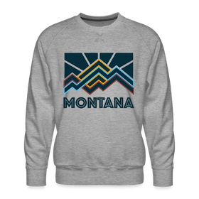Premium Montana Sweatshirt - Men's Sweatshirt - heather grey