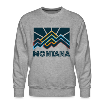 Premium Montana Sweatshirt - Men's Sweatshirt - heather grey