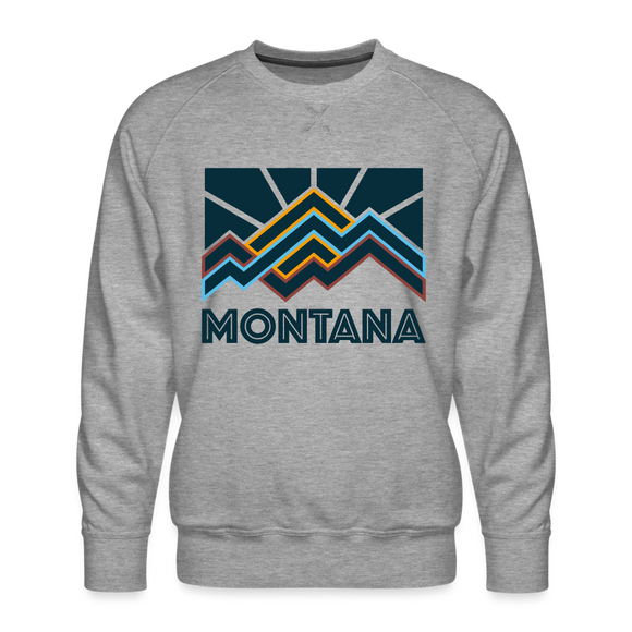 Premium Montana Sweatshirt - Men's Sweatshirt - heather grey