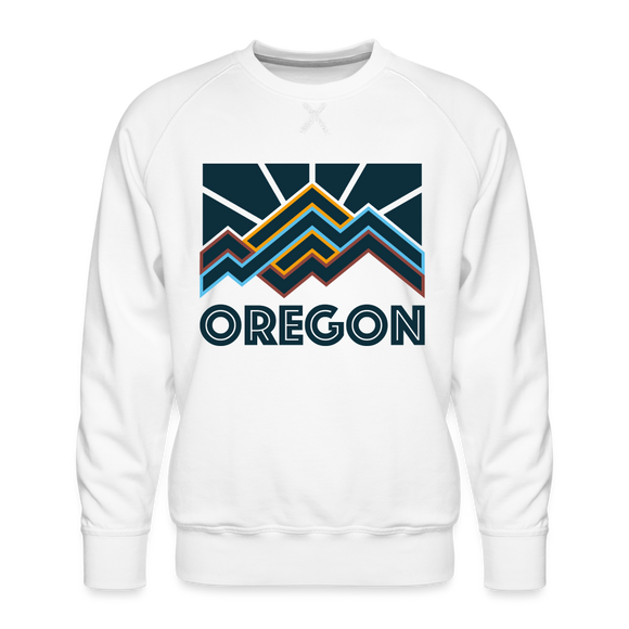 Premium Oregon Sweatshirt - Men's Sweatshirt - white