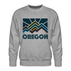 Premium Oregon Sweatshirt - Men's Sweatshirt - heather grey