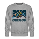 Premium Oregon Sweatshirt - Men's Sweatshirt - heather grey