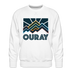 Premium Ouray Sweatshirt - Men's Colorado Sweatshirt - white