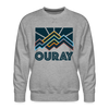 Premium Ouray Sweatshirt - Men's Colorado Sweatshirt - heather grey