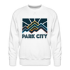 Premium Park City Sweatshirt - Men's Utah Sweatshirt - white