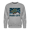 Premium Park City Sweatshirt - Men's Utah Sweatshirt - heather grey