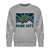 Premium Park City Sweatshirt - Men's Utah Sweatshirt - heather grey