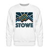 Premium Stowe Sweatshirt - Men's Vermont Sweatshirt - white