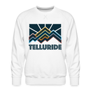 Premium Telluride Sweatshirt - Men's Colorado Sweatshirt - white