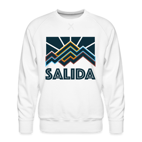 Premium Salida Sweatshirt - Men's Colorado Sweatshirt - white