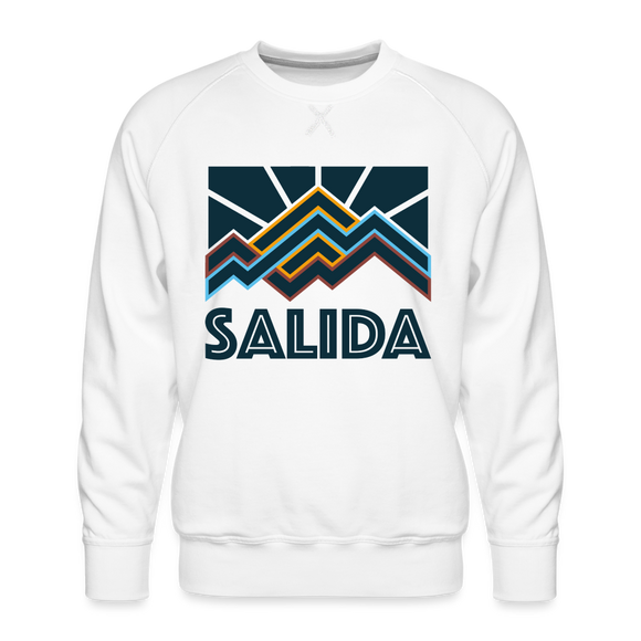 Premium Salida Sweatshirt - Men's Colorado Sweatshirt - white