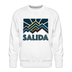 Premium Salida Sweatshirt - Men's Colorado Sweatshirt - white