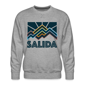 Premium Salida Sweatshirt - Men's Colorado Sweatshirt - heather grey