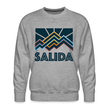 Premium Salida Sweatshirt - Men's Colorado Sweatshirt - heather grey