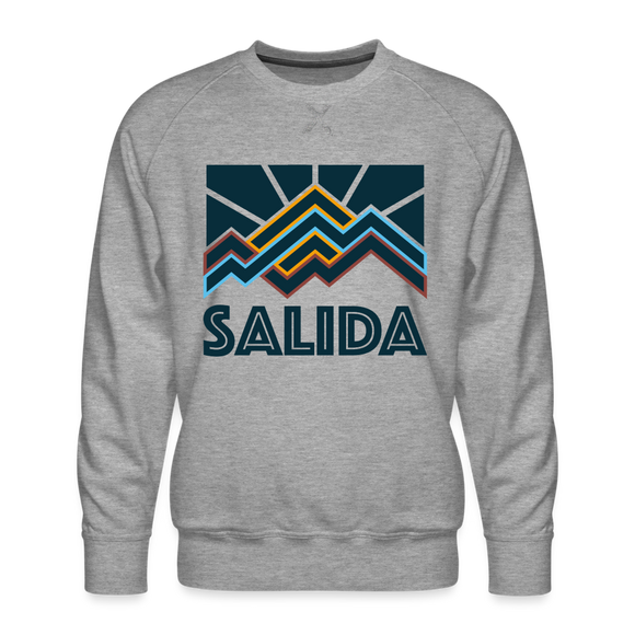 Premium Salida Sweatshirt - Men's Colorado Sweatshirt - heather grey