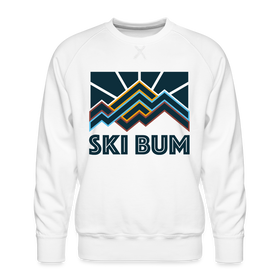 Premium Ski Bum Sweatshirt - Men's Sweatshirt - white