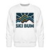 Premium Ski Bum Sweatshirt - Men's Sweatshirt - white