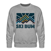 Premium Ski Bum Sweatshirt - Men's Sweatshirt - heather grey