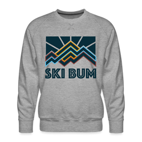 Premium Ski Bum Sweatshirt - Men's Sweatshirt - heather grey
