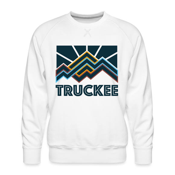 Premium Truckee Sweatshirt - Men's California Sweatshirt - white