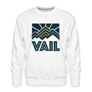 Premium Vail Sweatshirt - Men's Colorado Sweatshirt - white