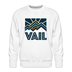 Premium Vail Sweatshirt - Men's Colorado Sweatshirt - white