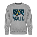 Premium Vail Sweatshirt - Men's Colorado Sweatshirt - heather grey