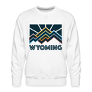 Premium Wyoming Sweatshirt - Men's Sweatshirt - white