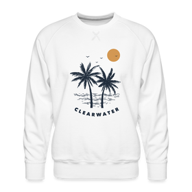 Premium Clearwater Sweatshirt - Men's Florida Sweatshirt - white