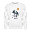 Premium Daytona Beach Sweatshirt - Men's Florida Sweatshirt - white
