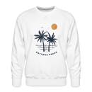 Premium Daytona Beach Sweatshirt - Men's Florida Sweatshirt - white