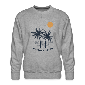 Premium Daytona Beach Sweatshirt - Men's Florida Sweatshirt - heather grey
