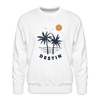 Premium Destin Sweatshirt - Men's Florida Sweatshirt - white