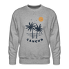Premium Cancun Sweatshirt - Men's Mexico Sweatshirt - heather grey