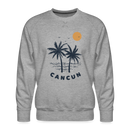 Premium Cancun Sweatshirt - Men's Mexico Sweatshirt - heather grey