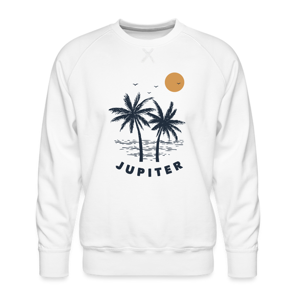 Premium Jupiter Sweatshirt - Men's Florida Sweatshirt - white