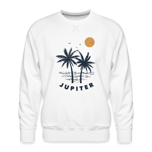 Premium Jupiter Sweatshirt - Men's Florida Sweatshirt - white