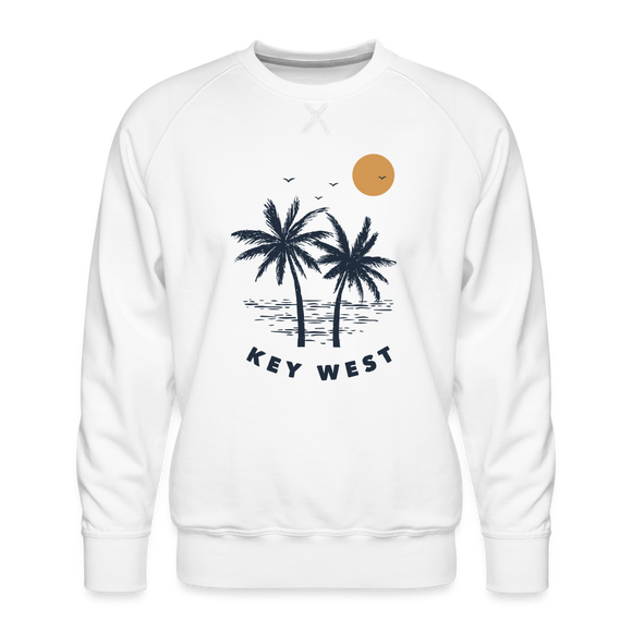 Premium Key West Sweatshirt - Men's Florida Sweatshirt - white