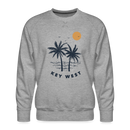 Premium Key West Sweatshirt - Men's Florida Sweatshirt - heather grey