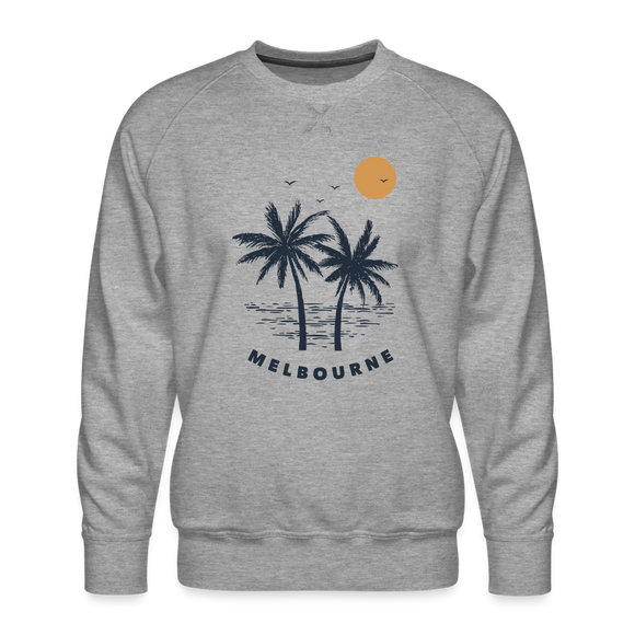 Premium Melbourne Sweatshirt - Men's Florida Sweatshirt - heather grey