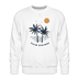 Premium Palm Springs Sweatshirt - Men's California Sweatshirt - white