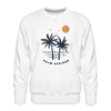 Premium Palm Springs Sweatshirt - Men's California Sweatshirt - white