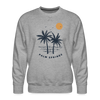 Premium Palm Springs Sweatshirt - Men's California Sweatshirt - heather grey