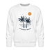Premium Newport Beach Sweatshirt - Men's California Sweatshirt - white