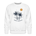 Premium Santa Monica Sweatshirt - Men's California Sweatshirt - white