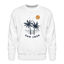 Premium San Jose Sweatshirt - Men's California Sweatshirt - white