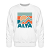 Premium Alta Sweatshirt - Men's Utah Sweatshirt - white