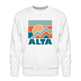 Premium Alta Sweatshirt - Men's Utah Sweatshirt - white