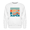 Premium Aspen Sweatshirt - Men's Colorado Sweatshirt - white